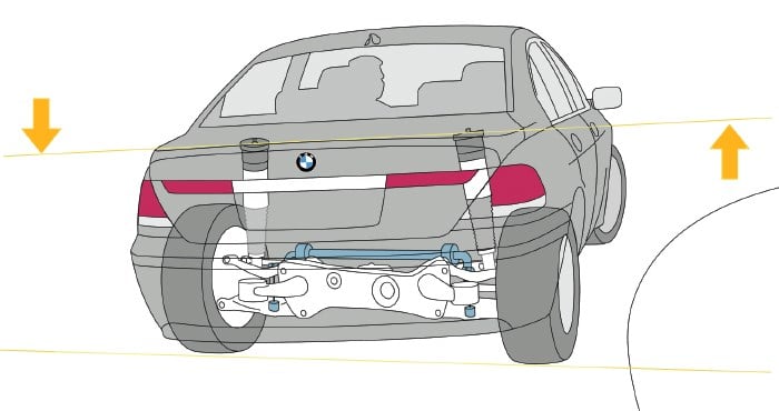 Ремонт пневмоподвески BMW 1