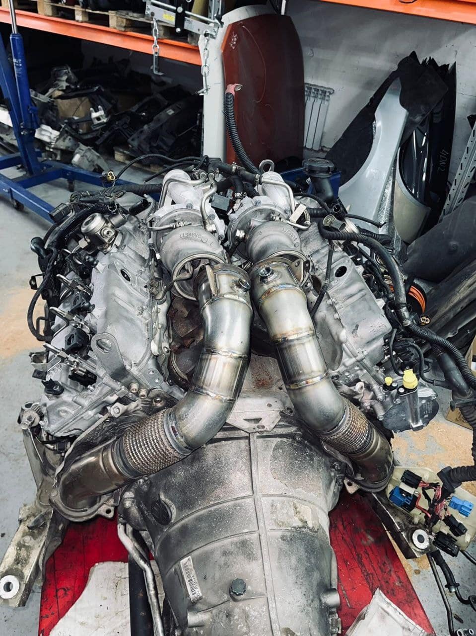 Ремонт двигателя N63 на BMW 7 F02 10