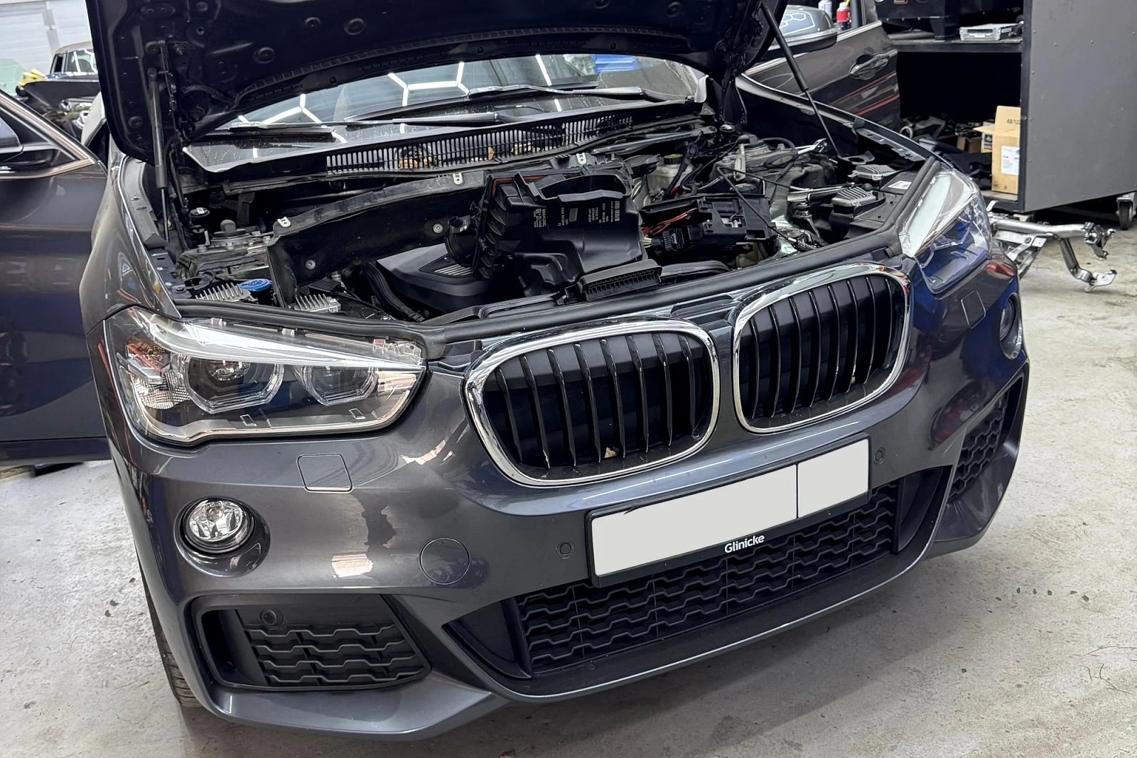 Замена отопителя на BMW X1 F48 xDrive18d