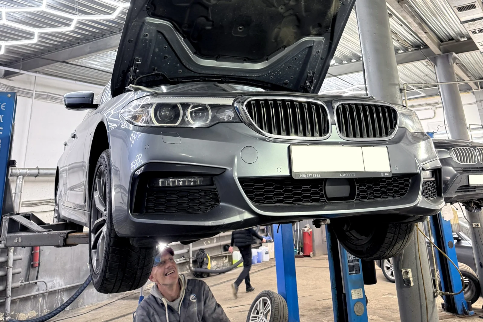 Замена подушек двигателя B57 на BMW 530d G30