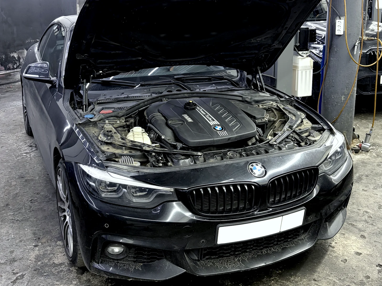 Комплексное ТО BMW 435d xDrive F33 и чистка впуска